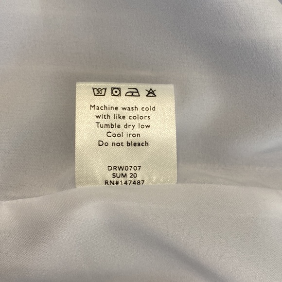 Draper James Blue White Striped Apron Dress Size: 6 - Picture 11 of 13